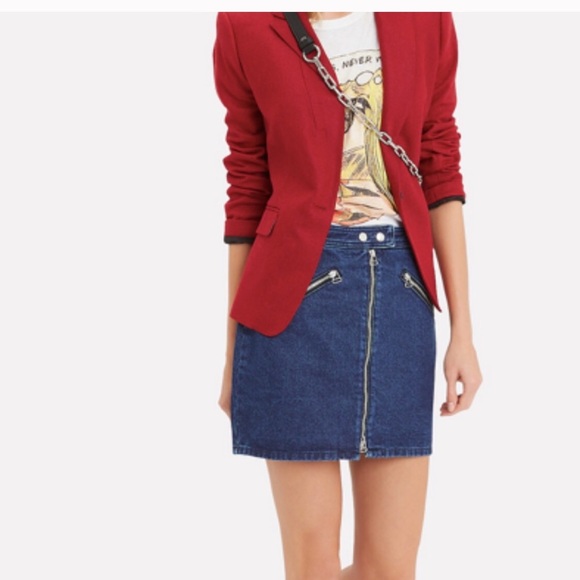 rag & bone jean skirt - Picture 7 of 8